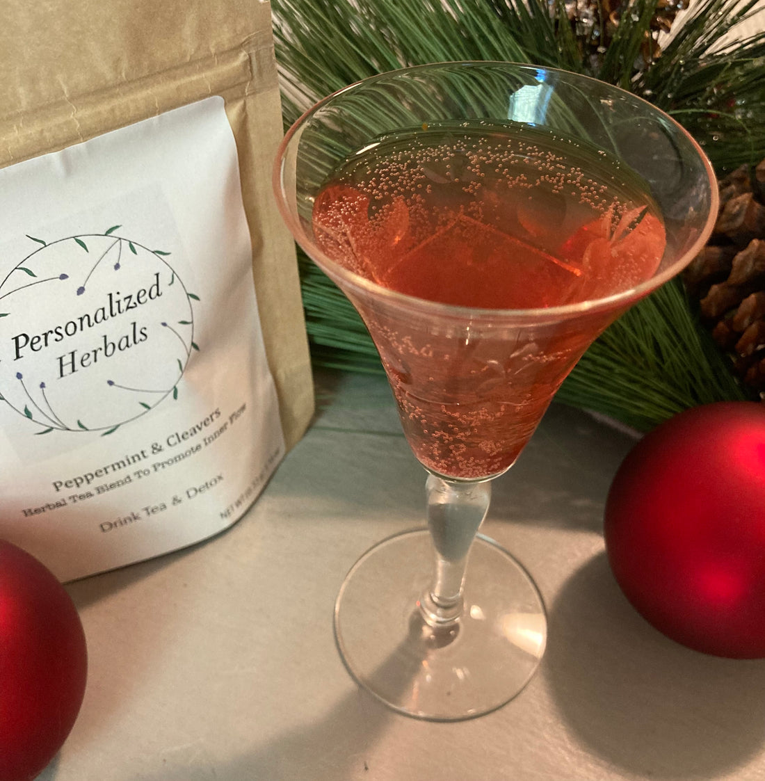 Detox Cranberry & Peppermint Spritz