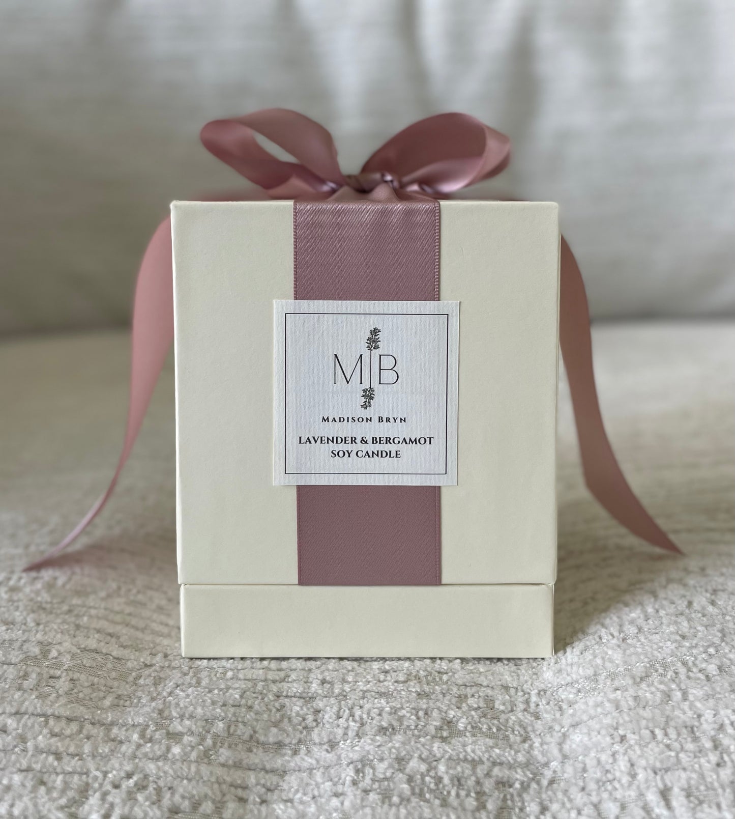 Bergamot & Lavender Soy Candle