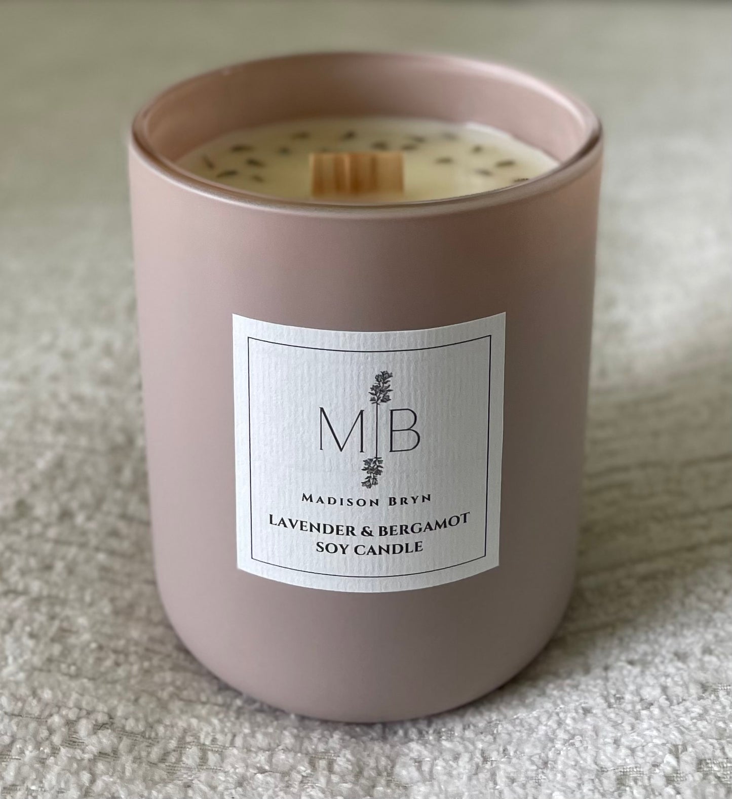 Bergamot & Lavender Soy Candle