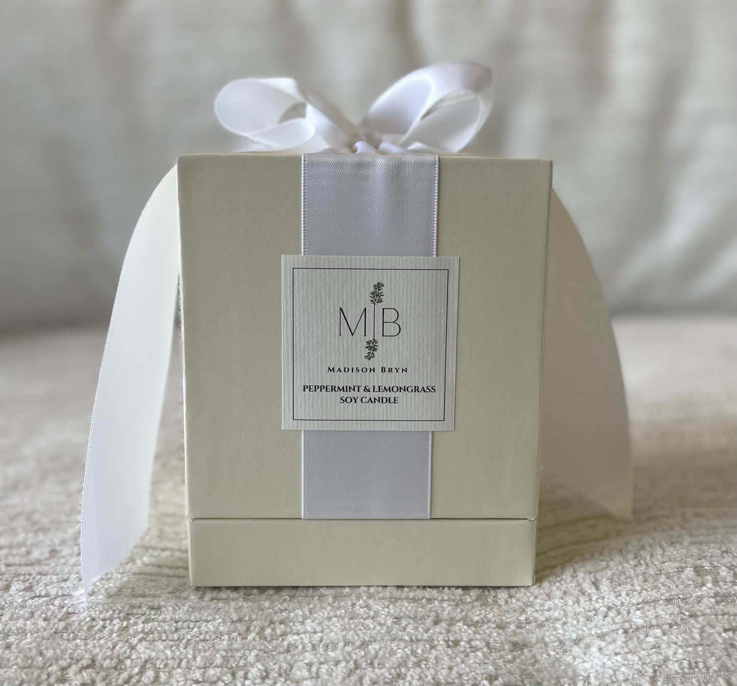 Peppermint & Lemongrass Soy Candle