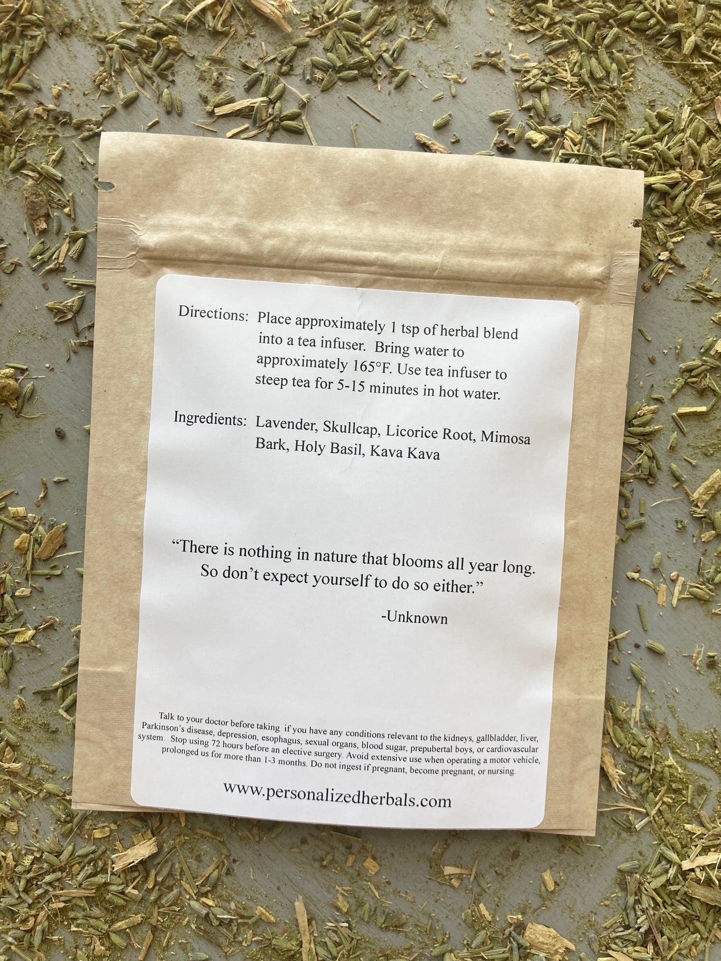 Herbal Tea Blend To Promote Relaxation