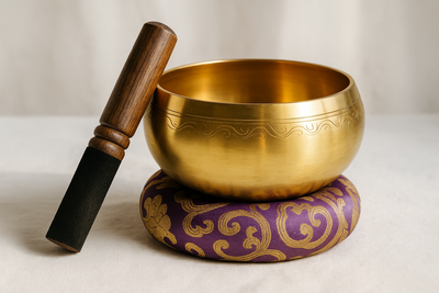 Brass singing bowl